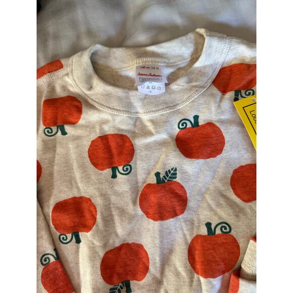 NEW Hanna Andersson Pumpkin Pajamas size 10 140 - Picture 2 of 2